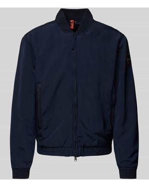 Napapijri Bomberjacke Mit Reißverschlusstaschen Modell 'Montale' - Blau