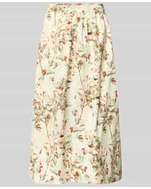Fynch-Hatton Midi Rokken - Naturel