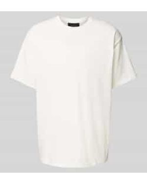 Peak Performance T-shirt Met Geribde Ronde Hals - Wit