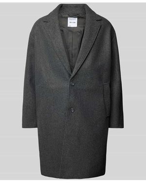 Only & Sons Oversized Mantel Mit Reverskragen Modell 'Worf' - Grau