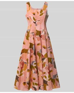 Ted Baker Midikleid aus Leinen-Mix Modell 'Shivana' - Mehrfarbig