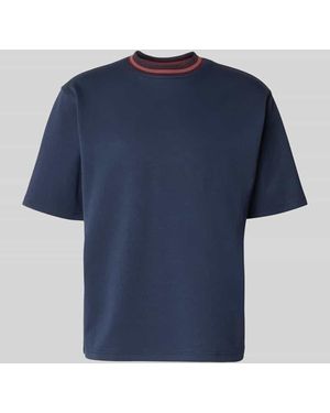 JAKE*S STUDIO MEN T-Shirt mit Rundhalsausschnitt - Blau
