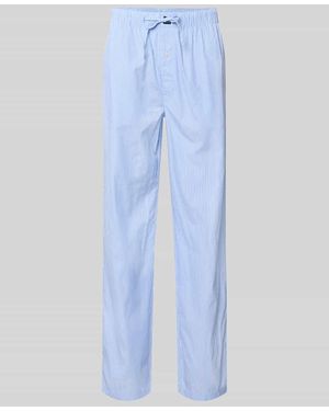 Christian Berg Men Pyjama-Hose aus reiner Baumwolle - Blau