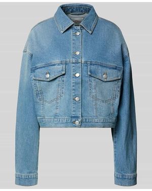 S.oliver Relaxed Fit Jeansjacke aus Baumwoll-Mix - s.Oliver x Heidi Klum - Blau