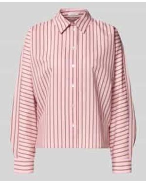 Opus Overhemdblouse Met Knoopsluiting, Model 'Foho' - Roze