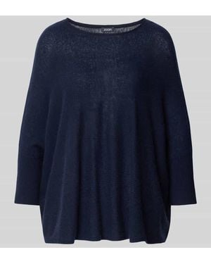 Joop! Strickpullover aus Kaschmir mit 3/4-Arm - Blau
