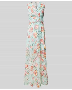 Guess Midikleid Mit Floralem Print Modell 'Gilda' - Weiß