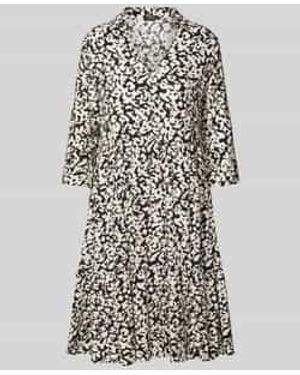 Opus Knielange Jurk - Wit