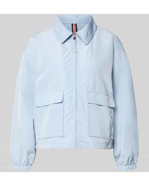 Cinque Jacke mit Pattentaschen Modell 'CICAMI' - Blau