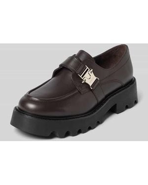 Marc Cain Loafers aus echtem Rindsleder - Schwarz