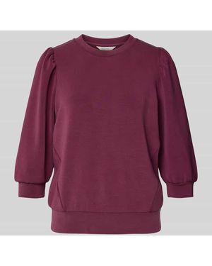SELECTED Regular Fit Sweatshirt aus Modal-Mix Modell 'TENNY' - Lila