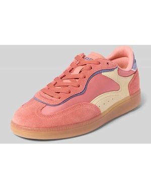 HOFF Sneaker aus Leder-Mix Modell 'Park' - Pink