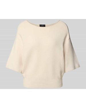 Monari Strickpullover mit 1/2-Arm - Natur