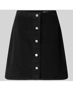 Vero Moda Regular Fit Mini-Rock aus Baumwoll-Mix Modell 'ETTA' - Schwarz