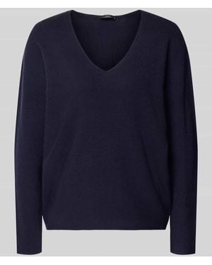 Ouí Strickpullover aus Viskose-Mix Modell 'FREYJA' - Blau