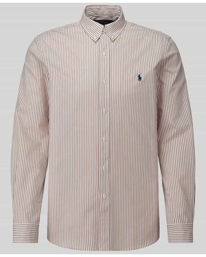 Polo Ralph Lauren Slim Fit Freizeithemd aus Baumwoll-Mix - Natur