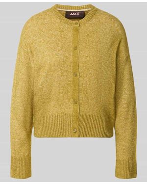 JJXX Cardigan mit Woll-Anteil Modell 'NATALIE' - Gelb