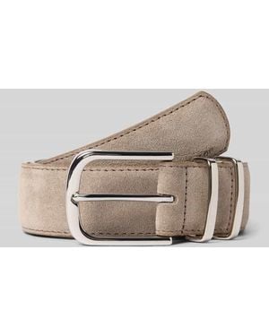 Tom Tailor Gürtel aus Wildleder - Grau