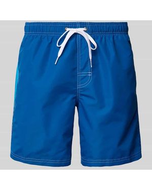 Sundek Badehose mit elastischem Bund - Blau