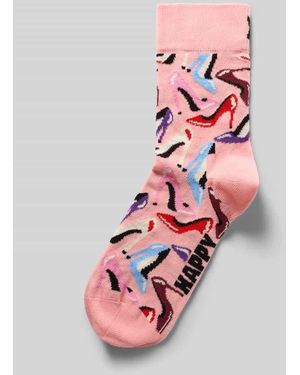 Happy Socks Socken mit Allover-Motiv-Print - Pink