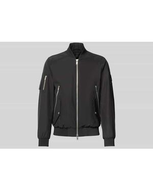 Moose Knuckles Bomberjacke mit Zweiwege-Reißverschluss - Schwarz
