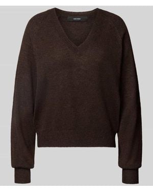 Vero Moda Pullover mit V-Ausschnitt VMTEAK - Schwarz