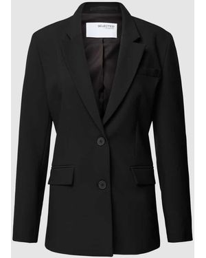 SELECTED Blazer mit Pattentaschen Modell 'RITA' - Schwarz