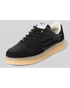 Genesis Sneakers Met Patch, Model 'G-Soley 2.0' - Zwart