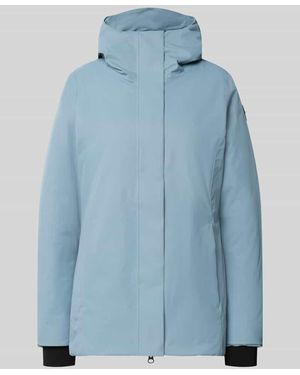 G.i.g.a. Dx Jacke mit Label-Patch und Zweiwege-Reißverschluss - Blau