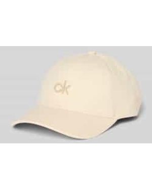 Calvin Klein Baseballpet Met Logostitching - Naturel