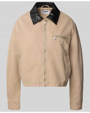 Noisy May Jacke mit Brusttasche Modell 'SCOTTY' - Natur