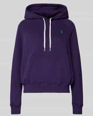 Polo Ralph Lauren Regular Fit Hoodie Met Logostitching - Blauw