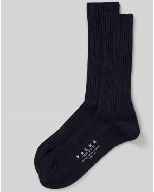 FALKE Socken Mit Label-Stiching Modell 'Cosy' - Blau