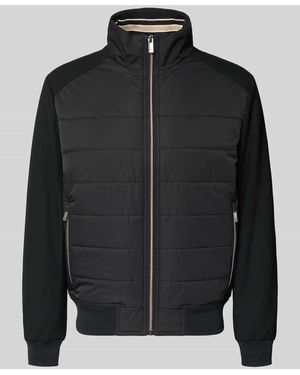 Christian Berg Men Jacke mit Stehkragen - Schwarz