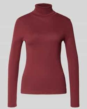 S.oliver Shirt Met Lange Mouwen Van Puur Katoen - Rood