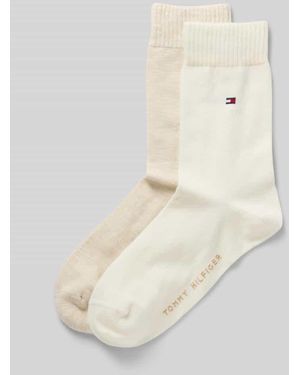 Tommy Hilfiger Strümpfe mit verstärkter Ferse - Weiß