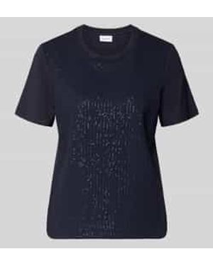 Comma, T-Shirts - Blauw