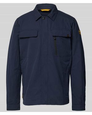PME LEGEND Jacke mit Kentkragen Modell 'AEROVANN' - Blau
