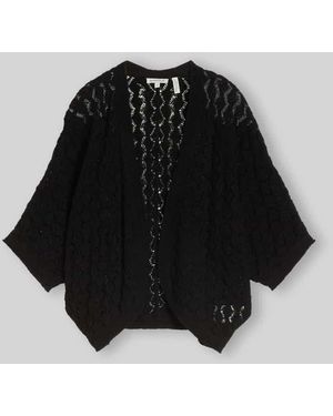 Tom Tailor Oversized Bolero aus Baumwoll-Mix - Schwarz
