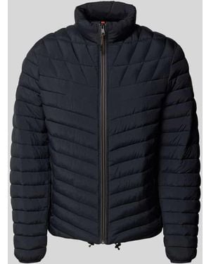 Napapijri Regular Fit Steppjacke mit gefüttertem Stehkragen Modell 'Lapaz' - Blau