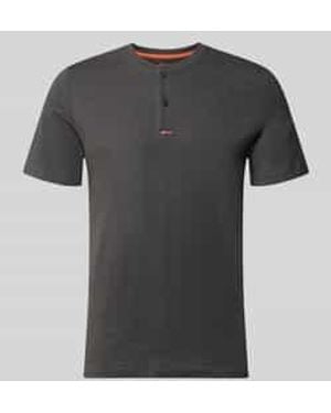 S.oliver Regular Fit T-Shirt Van Puur Katoen - Grijs