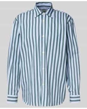 SELECTED Relaxed Fit Vrijetijdsoverhemd Van Puur Katoen, Model 'Rlxhenric' - Blauw