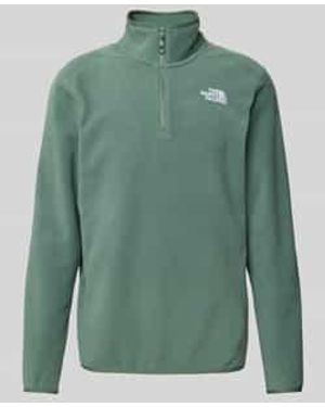 The North Face Sweatshirt Met Opstaande Kraag - Groen