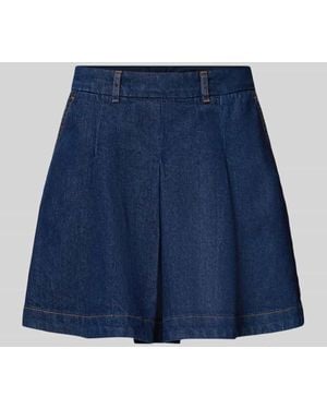 Marc O' Polo Ausgestellter Jeansrock aus reiner Baumwolle - Blau