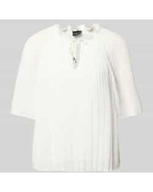 S.oliver Blouses Korte Mouw - Wit