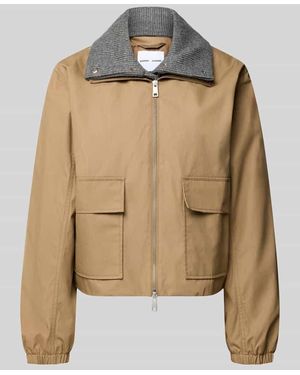 Samsøe & Samsøe Regular Fit Jacke mit Baumwoll-Anteil Modell 'Bianco' - Natur