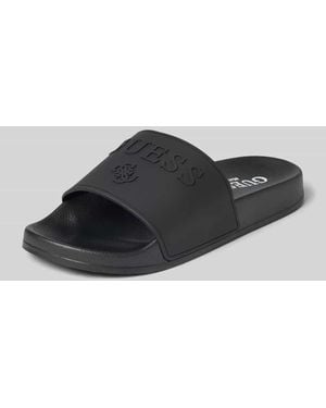 Guess Sandalette mit Logo - Grau