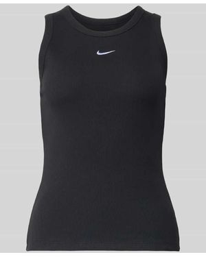 Nike Slim Fit Tanktop aus Baumwoll-mix - Schwarz