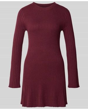 ONLY Eng anliegendes Freizeitkleid aus Viskose-Mix Modell 'MICHELLA' - Lila