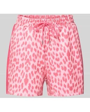 Oh April Shorts im Allover-Look Modell 'ROXIE' - Pink